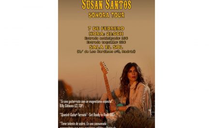 Susan Santos comienza su «Sonora Tour» en madrid, el 7 de febrero en sala el sol.
