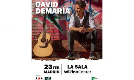 David DeMaría presentará el 23 de febrero en La Sala del Wizink Center un concierto lleno de música, sentimiento y sorpresas.