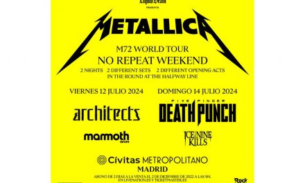 ¡Metallica anuncia 2 conciertos en Madrid en 2024! 