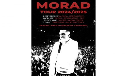 Morad anuncia su primera gira de Arenas:actuara en Valencia, Bilbao, Madrid Y Barcelona