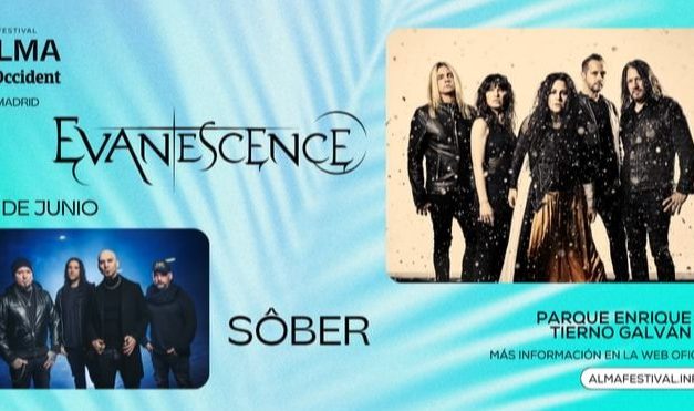 Concierto Evanescence & Sober Alma Festival 14/06/24
