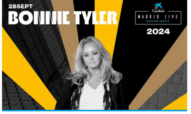 Concierto Bonnie Tyler Gran Teatro Caixa Príncipe Pío 28/09/24